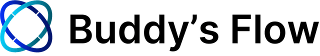 Logo van Buddy's Flow, een bedrijf voor administratie voor starters